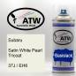 Preview: Subaru, Satin White Pearl Tricoat, 37J / EH6: 400ml Sprühdose, von ATW Autoteile West.